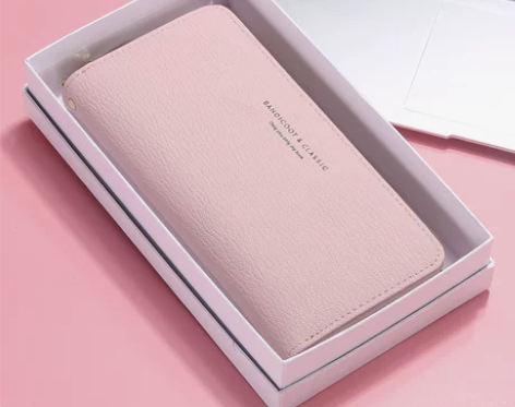 袋鼠女钱包2018新款拉链女士长款韩版简约...