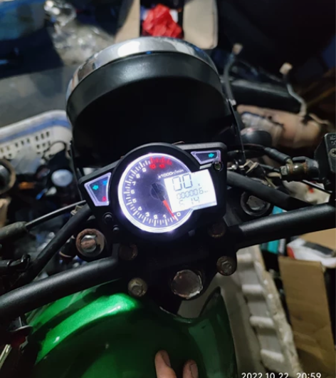 三无复古摩托车一台，原双缸cbt125改的...