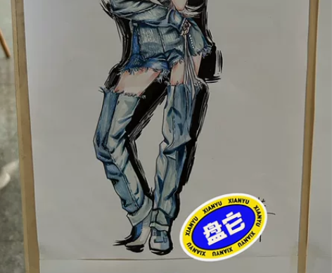 服装效果图、服装款式图、服装灵感板、服装设...