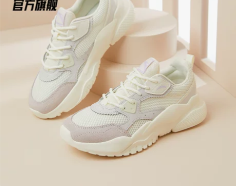 安踏女鞋休闲鞋2021年春秋季新款旗舰老爹...