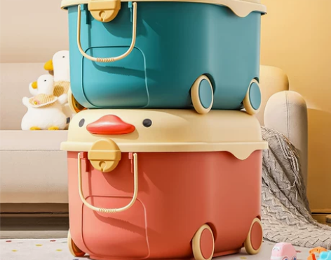 星优儿童玩具收纳箱家用整理箱储物箱宝宝衣服...