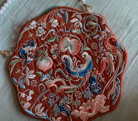 全新兰若庭此意在人间 绣花包包 汉服 珍珠...