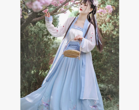 御篇【灼莲】汉服女成人原创三件套4.5米摆...