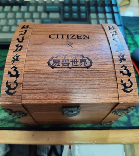 魔兽世界WOW联名限量款西铁城手表，巫妖王...