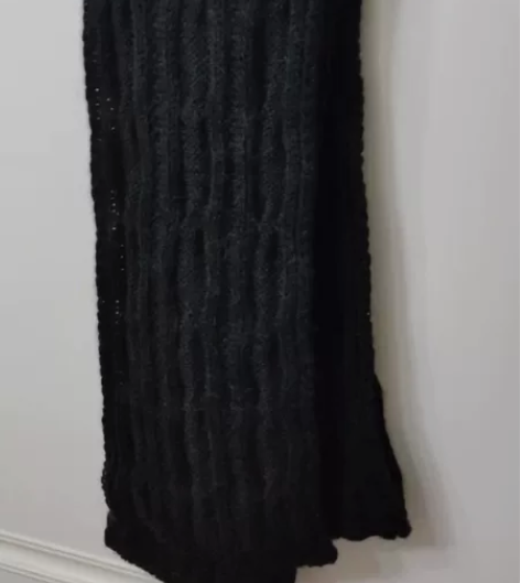 纯手工毛线围巾女秋冬季羊毛麻花针织围巾男加...