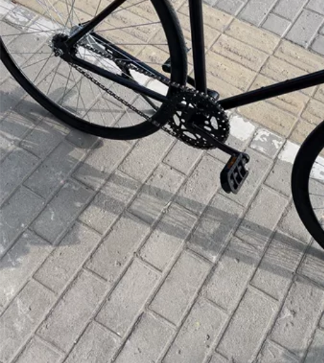 9新死飞活飞实心胎街车 Dou音购入自己膝...