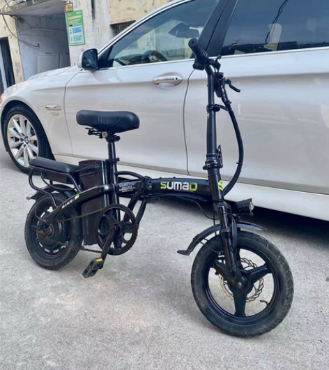 名顶电动车折叠车，能跑40公里以上，速度快...