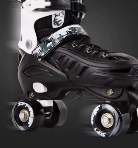 溜冰鞋成人双排轮滑鞋成年旱冰鞋四轮滑冰鞋儿...