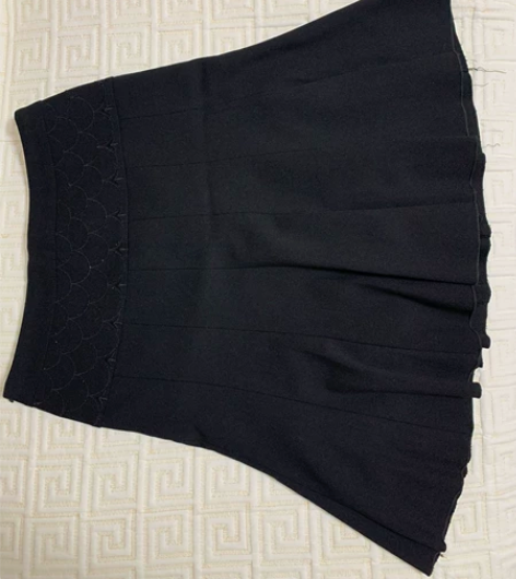 黑色短裙中裙里面带有内衬春秋冬韩版修身女士...