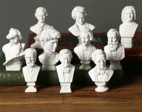 桌面装饰品摆件 高度树脂 五官立体 刻面分...