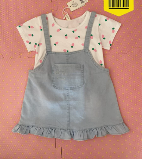 清衣柜,全新纯棉女童裙子,语画童年购买。 ...