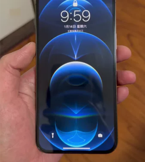 自用12promax美版128石墨黑 卡贴...