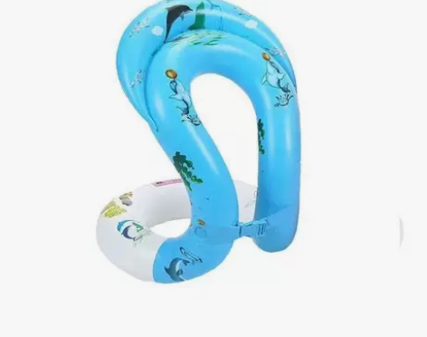 儿童双层加厚腋下游泳圈快乐游初学者游泳装备...