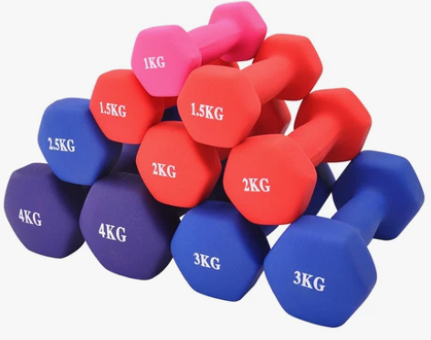 哑铃女一对1kg一对1.5kg一对2kg包...