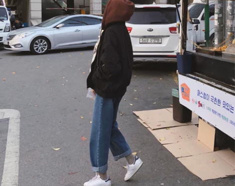 朴正义 破洞牛仔裤 冬季新款韩版百搭宽松…...