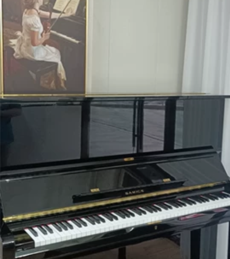 因工作室转让，出售钢琴老师自用进口二手三益...