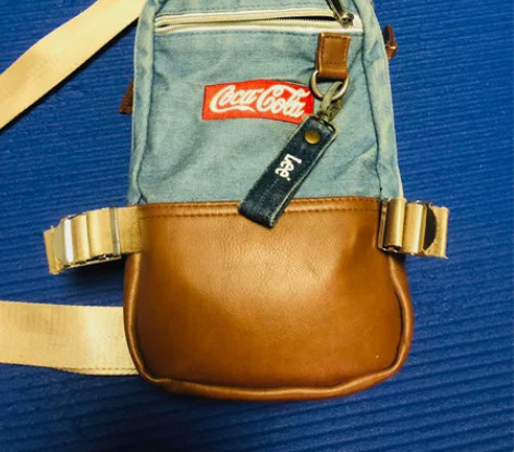 包邮 男士胸包 腰包 日本带回 无破损 8...