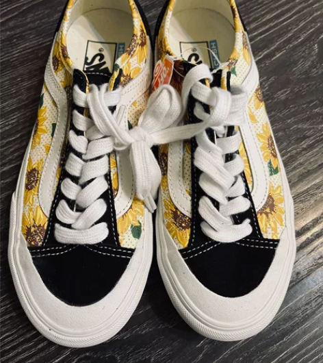 VANS范斯彩色拼接小雏菊女鞋Style ...