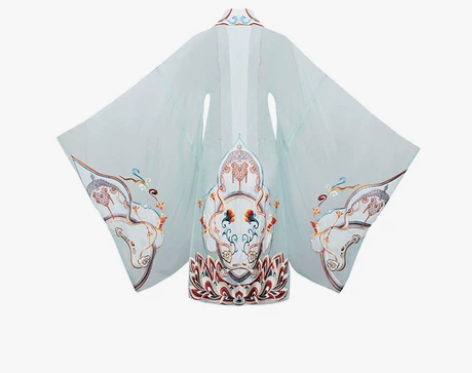 都城南庄汉服玉腰奴诃子裙大袖衫重工刺绣广袖...