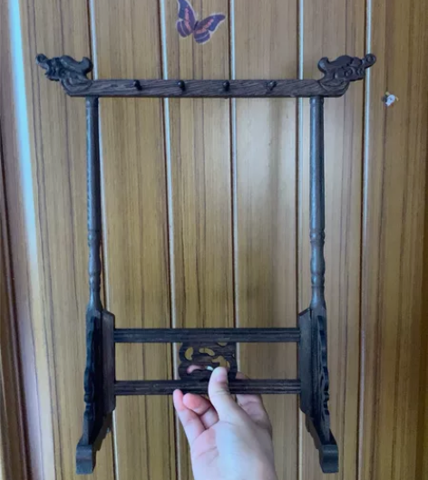 毛笔架，全新，便宜出 六品堂毛笔架鸡翅木实...