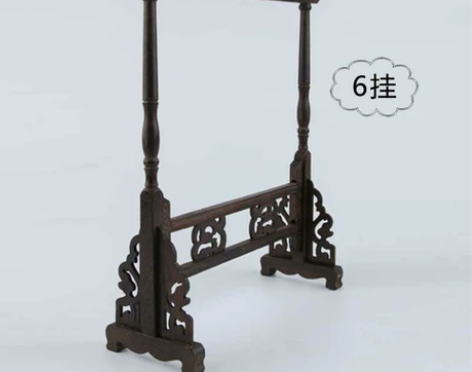 龙头毛笔架鸡翅木竹子笔架笔挂笔架 多功能笔...