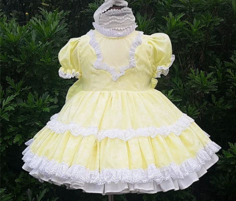 可预订！花姐手作 经典老款浅黄蓬蓬蛋糕裙 ...