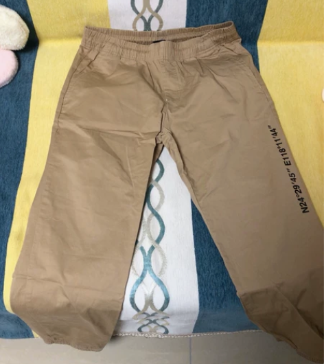 安踏男士休闲裤，正品，姜黄色，穿了不超过三...