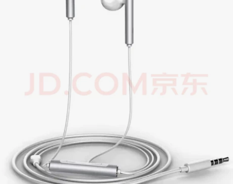 全新荣耀半入耳耳机 三键线控 ，带麦克风，...