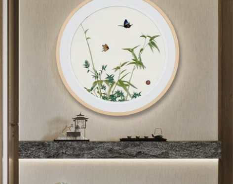 刺绣画 苏绣刺绣纯手工苏州成品挂画客厅玄关...