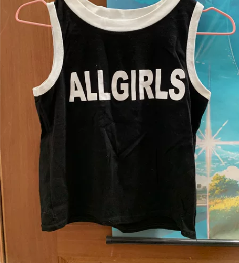 美式上衣刺绣短款吊带背心女款辣妹显瘦露腰无...