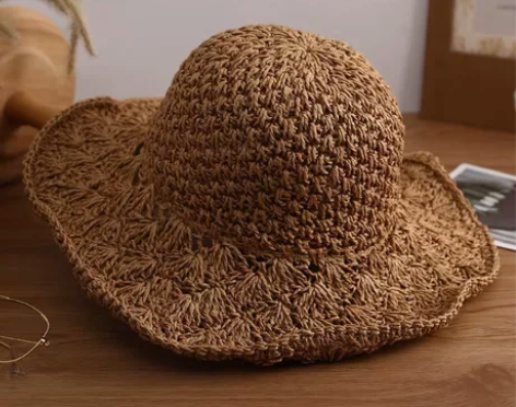 草帽可折叠，要的姐妹联系我，闲置便宜出！ ...