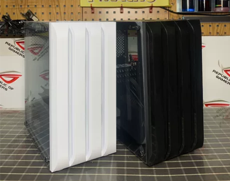 玩嘉刀锋机箱 透光透气格栅前面板新设计 散...