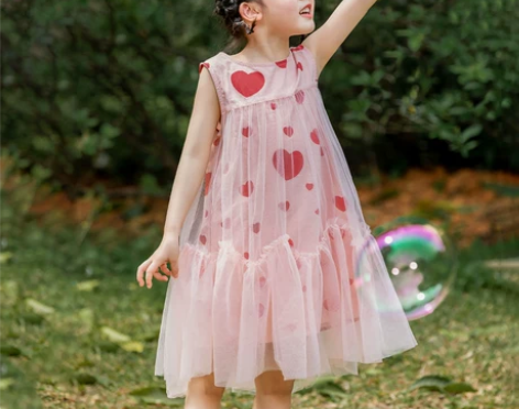 【盛夏潮搭价】笛牧女童连衣裙2022夏装新...