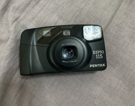 宾得胶卷相机 115 成色很好 但是排线好...