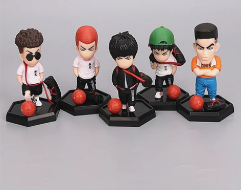 灌篮高手流川枫汽车摆件樱木花道手办模型全套...