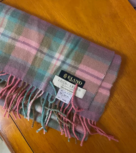 #韩版围巾 eland #换季穿新衣 #格...