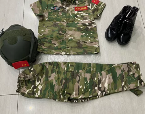 儿童迷彩服,运动会检阅穿过一次,尺码见订单...
