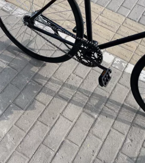 9新死飞活飞实心胎街车 Dou音购入自己膝...