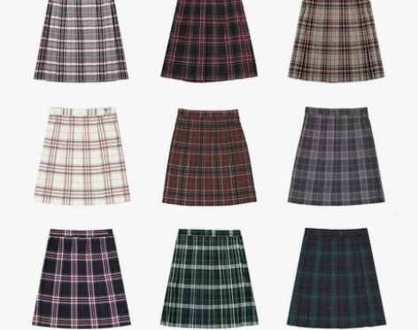 conomi日系学院风羊毛百褶裙猪肝格半裙...