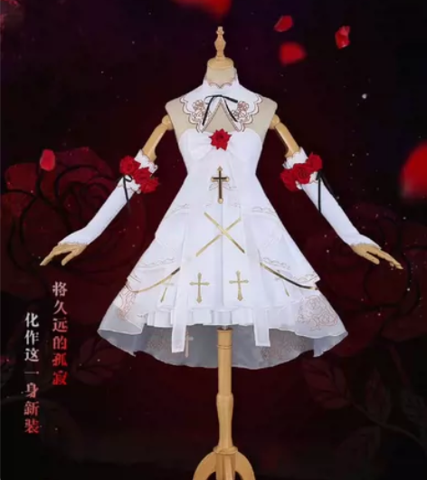 初兽猫德丽莎花嫁花裳月纱cos 游过一次展...