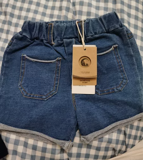 73码牛仔短裤,店里卖115质量yyds ...