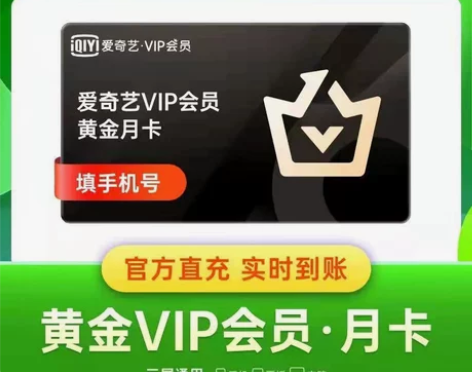爱奇艺视频会员月卡直充 爱奇艺iqy黄金会...