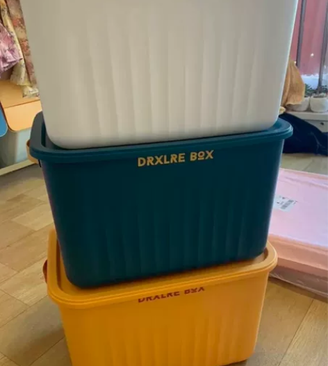 收纳箱收纳盒宿舍家用塑料杂物玩具整理箱宿舍...