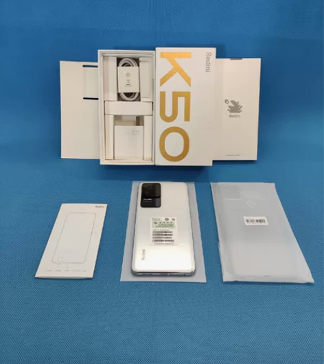 全新成色红米k50晴雪色12+256G天玑...
