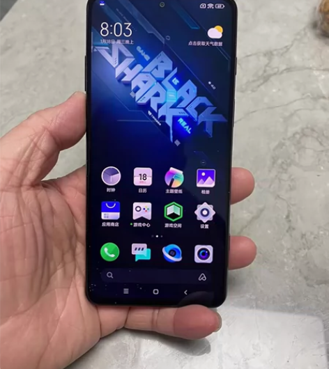 黑鲨5暗宇黑12+256国行全网通 成色9...