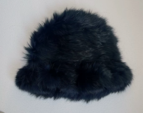 升级巨显脸小兔毛渔夫帽女过兔年毛绒帽子保暖...