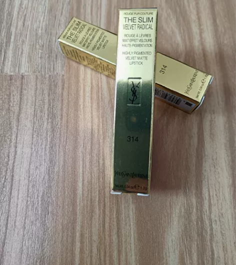 YSL圣罗兰小黑条#314冷茶 专柜正装赠...