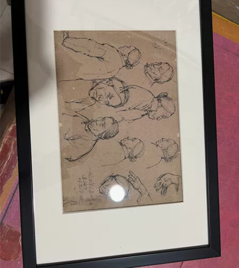 老素描作品 感兴趣的话点“我想要”和我私聊...