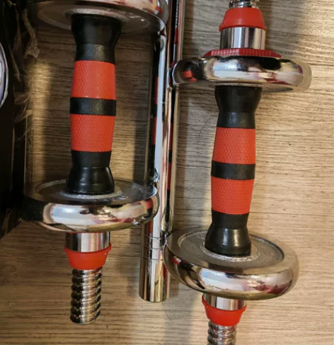 20kg全新哑铃,秒变杠铃 感兴趣的话点“...