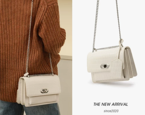 Somay包包女2022新款单肩斜挎包链条...